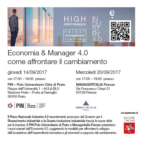 Meeting on “Economy & Management  4.0 – How to deal the change!”